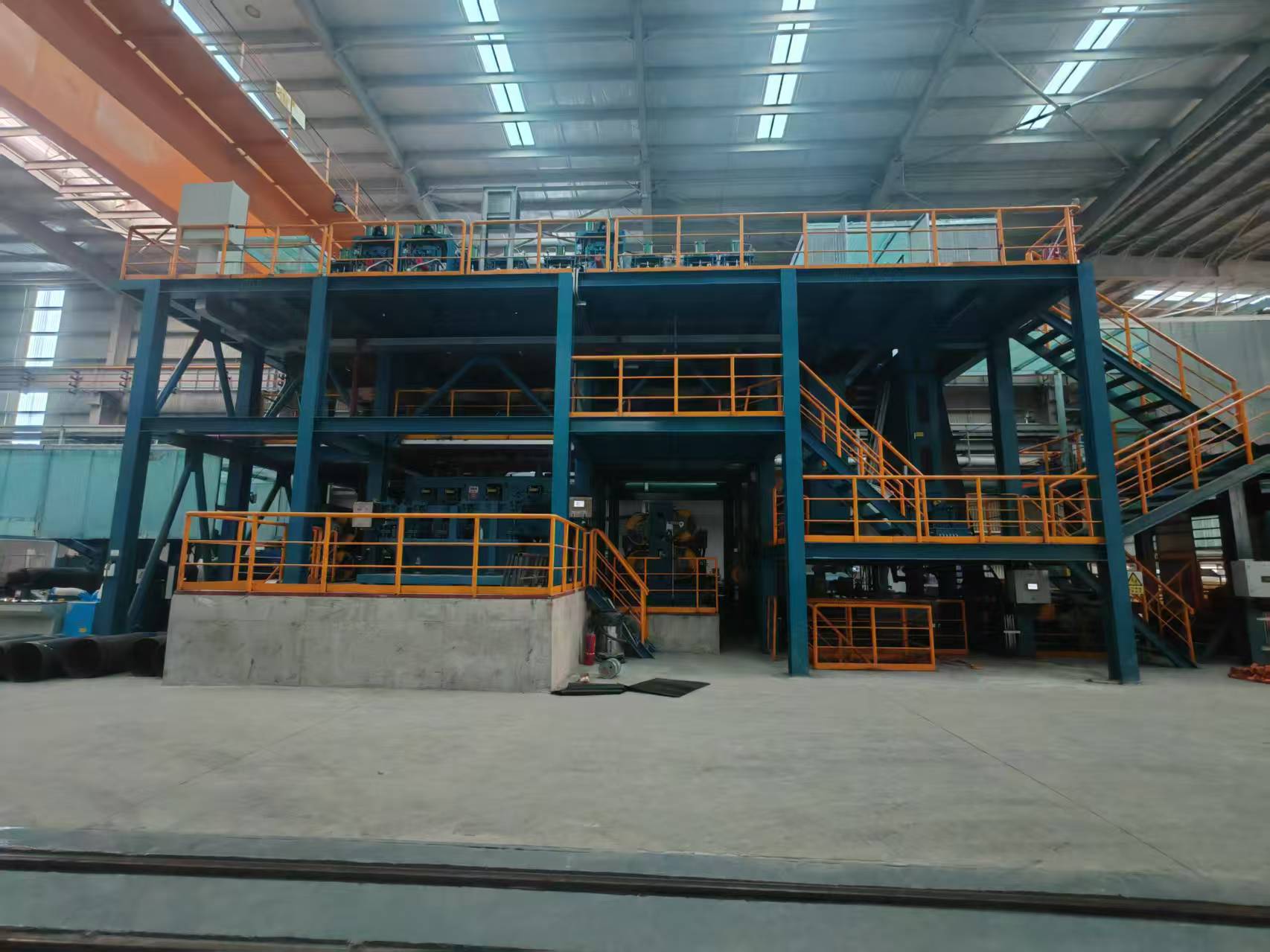 昱嵐新材料有限公司 拉矯機清洗段設(shè)備調(diào)試成功！(圖1)